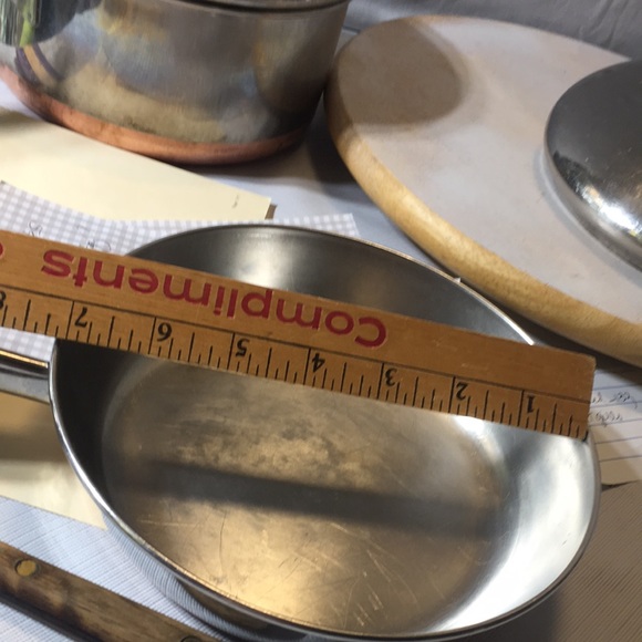 Vintage Paul Revere stainless copper bottom small skillet 7” - Picture 4 of 7